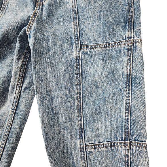 Levi's Mom Jean Women's‎ 28 High Rise Acid Wash Tapered Leg Vintage 90s Style - Picture 12 of 13